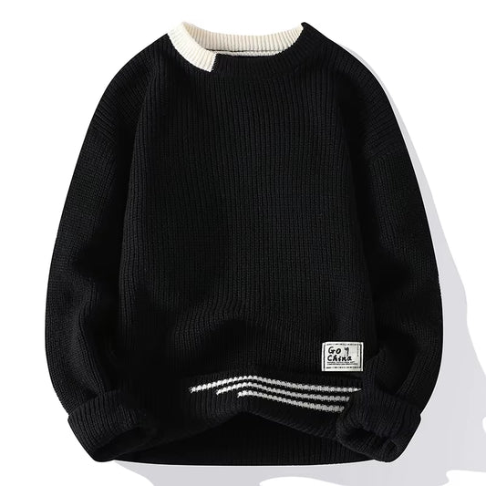 Mens Korean Knit Pullover 